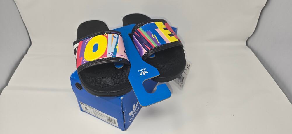 Adidas Adilette Pride Slides Sandals Mens US Size 8 NEW